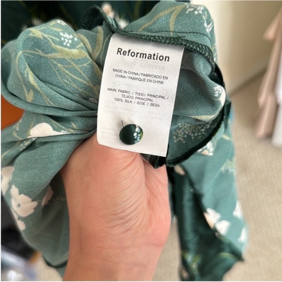 Reformation Birch Silk Maxi Dress - Picture 12 of 16